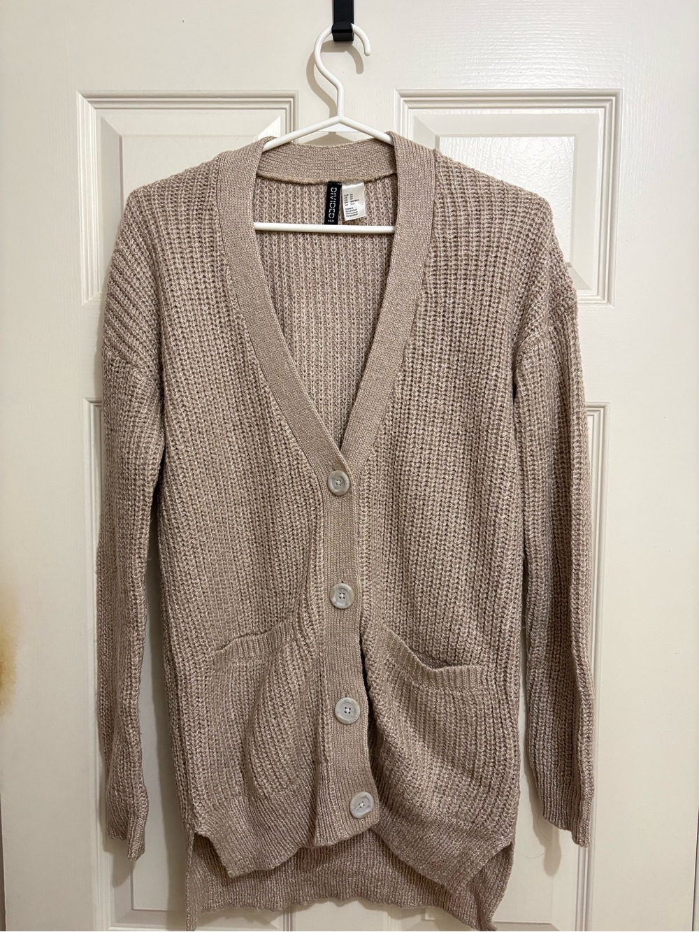 H&M Oversized Knit Cardigan with Pockets